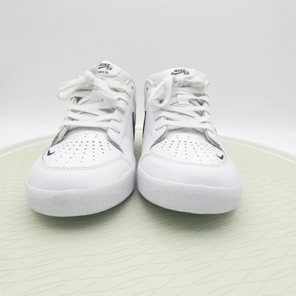 Nike SB Force 58 Premium DH7505-101 Mens US 10 Skateboard Shoes White Sneakers - Picture 2 of 10